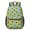 Sunflower Blue Pattern, variant on Sunflower Blue Pattern 17" Waterproof Oxford School Backpacks for Teens, S-Shape Padded Straps, for School, Travel, Hiking, Camping