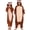 Chipmunk, variant on Monkey Gorilla Animal Costume Unisex Adult Plush One Piece Cosplay by Silver Lilly (Medium)