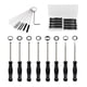 thumbnail image 1 of Kit de mantenimiento esencial para carburador, destornillador estriado para motor de 2 tiempos, herramientas niqueladas con agarre ergonómico, para uso doméstico y profesional, 8 piezas + herramienta, 1 of 8