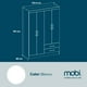 thumbnail image 4 of Ropero de Madera Mobi Muebles Modelo Magnolia Color Blanco, 4 of 6