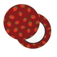 thumbnail image 3 of Goofa Strawberry Printed Stool Covers Round, Waterproof Round Bar Stool Covers Anti-Slip Round Bar Stool Seat Cover with Elastic Bands Durable -12 inch, 3 of 7