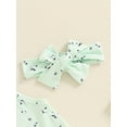 thumbnail image 5 of Bagilaanoe 2pcs Newborn Baby Girl Shorts Set Floral Sleeveless Cami Tops + Shorts + Headband 6M 12M 18M 24M Infant Casual Summer Clothes, 5 of 7