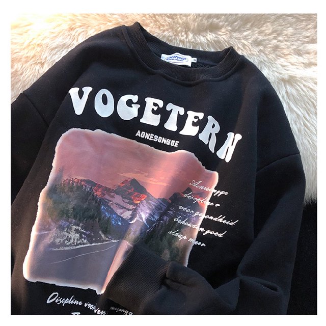 Sudadera De Cuello Redondo Para Mujer Estilo Coreano Suelto De Manga Larga Más El Tamaño De Suéterpangjing