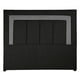 thumbnail image 2 of Cabecera Queen Size Bora Negro + Almohada One 2 + Protector Cloud + Sabanas Softy, 2 of 8