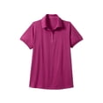 thumbnail image 4 of Woman Within Plus Size Perfect Short-Sleeve Polo Shirt, 4 of 6