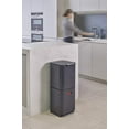 thumbnail image 4 of Joseph Joseph Intelligent Waste Totem Compact Kitchen Trash Can and Recycle Unit, 40 Liter/40 Gallon, Graphite, 4 of 11