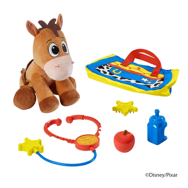 Disney and Pixar Toy Story Toys Bullseye Care Kit, Plush Horse