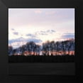 thumbnail image 2 of Hausenflock, Alan 20x20 Black Modern Framed Museum Art Print Titled - Winter Sunset Square I, 2 of 5