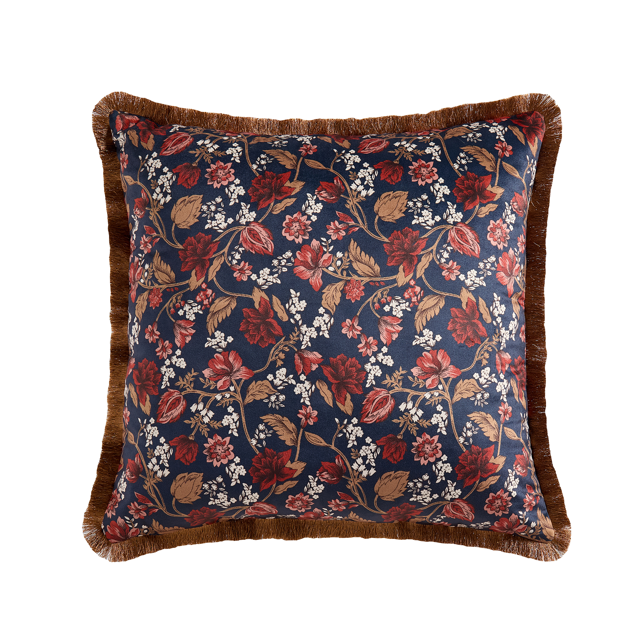 Home Decor Collection 20" x 20" Greystone Floral Pillow photo 1