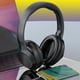 thumbnail image 5 of Auriculares inalámbricos compatibles con Bluetooth cascos supraaurales con graves profundos auriculares deportivos para videojuegos tiempo de reproducción de 10H para el hogar y la Oficina, 5 of 8