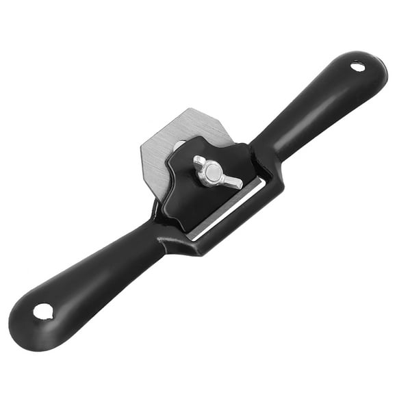 Plane Spokeshave, High Hardness Adjustment Black + White Woodworking Planer, For Planing Round Curved Planing