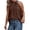 Brown, variant on European Women Summer Leopard Print Sleeveless Neck Bow Vest Top, XXL, Black