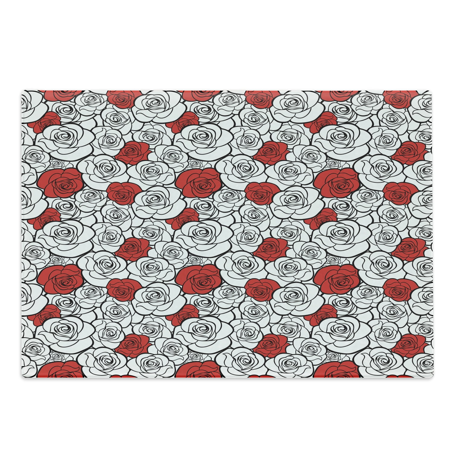 Romantic Cutting Board, Roses Simplicity Love Blossoms Valentines Day