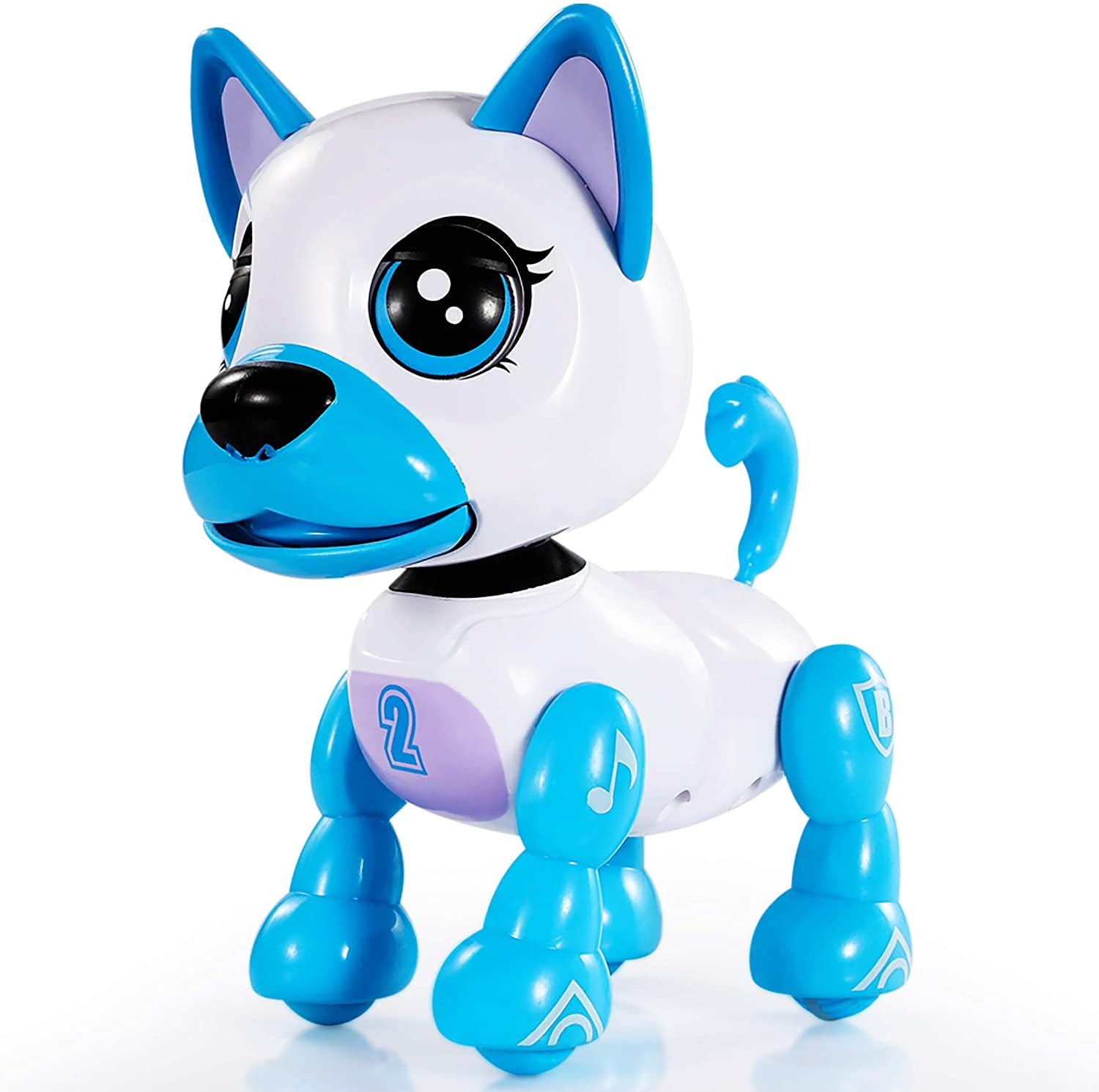 BLUUXIN Smart Interactive Animated Robot Puppy, Respond To Touch, Walking, Singing, Telling Stories, Repeat What You Said, Making Conversation, Electronic Pet Dog Toy For Kids Usb Charger In BLUUXIN Smart Interactive Animated Robot Puppy, Respond To Touch, Walking, Singing, Telling Stories, Repeat What You Said, Making Conversation, Electronic Pet Dog Toy For Kids Usb Charger In