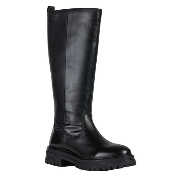 Geox Womens D Iridea C Leather Knee-High Boots