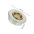 thumbnail image 2 of BESTYASH 4 Pcs Roulements de Remplacement Universels pour Roues Pivotantes de Fauteuil Roulant Marcheur Fourche avant Acier Doré, 2 of 8
