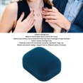 thumbnail image 4 of Velvet Jewelry Present Box Case Soft Luxurious Fashionable Storage Case for Proposal Blue Fit Necklaces Bracelets Pendants Rings Romantic Ambient Beautiful Accompaniment to Jewelry, 4 of 7
