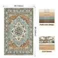 thumbnail image 4 of Findosom Retro Area Rugs 5'x8' Oriental Floor Carpet,Washable Non-Slip Soft Large Rugs for Living Room,Low Pile Indoor Rugs for Bedroom Dining Room Entryway Office Home Decor,Orange, 4 of 9