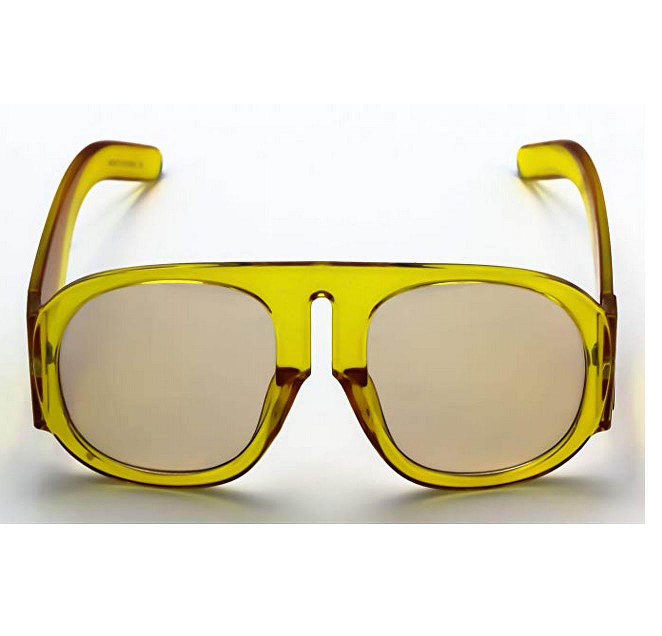 Oversize Goggle Frame Sunglasses Gradient Lens Vintage Women Fashion Shades - image 3 of 4