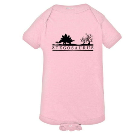 

PleaseMeTees™ Baby Stegosaurus Educational Dinosaur Jurassic HQ Jumpsuit