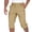 Khaki, variant on Hiking Pants for Men Cargo Capris Lightweight Quick Dry Outdoor Shorts with 5 Pockets