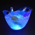 thumbnail image 2 of LED acrylic transparent Ice Buckets 5L Clear Plastic Ice Bucket Large Capacity Light Bucket RGB Colors Changing LED Cooler Bucket Champagne Wine Ice Beer Buckets with Lights for Party Home Bar Club, 2 of 4