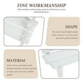 thumbnail image 3 of HOOWIFFY 1Set Miniature Garden Bench for Micro Landscape Accessories 4.7x2.2in, 3 of 7