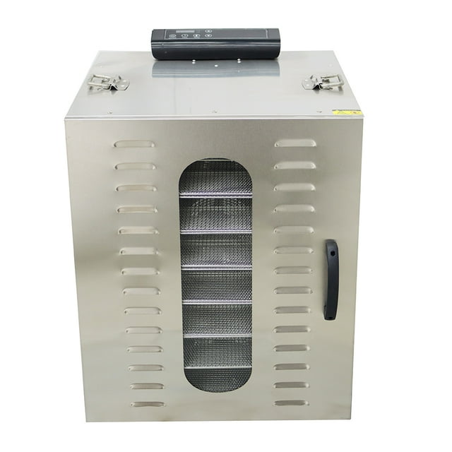 PreAsion Food Dehydrator Fruit Vegetable Food Drying Machine 16 Layers Jerky Dryer Stainless Steel