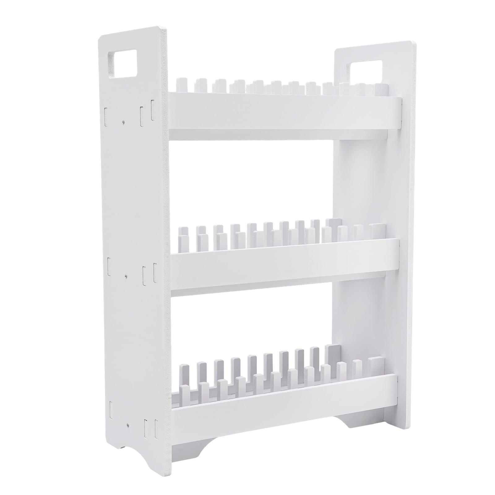 40.3*18.5*56.5cm 36 Slots Cell Phone Holder Classroom Storage Rectangular PVC Cell Phone Stand Rack with Curved Shape