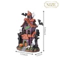 thumbnail image 3 of Valery Madelyn 9" Pre-Lit Musical Happy Haunted House, Halloween Village Tabletop Decoration, 3 of 7