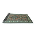 thumbnail image 2 of Ahgly Company Indoor Square Persian Light Blue Traditional Area Rugs, 5' Square, 2 of 4