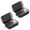 Black, variant on Space Efficient Iron Storage Containers Flipped Top Designs Sturdy Tin Boxes for Home Office Daily Use