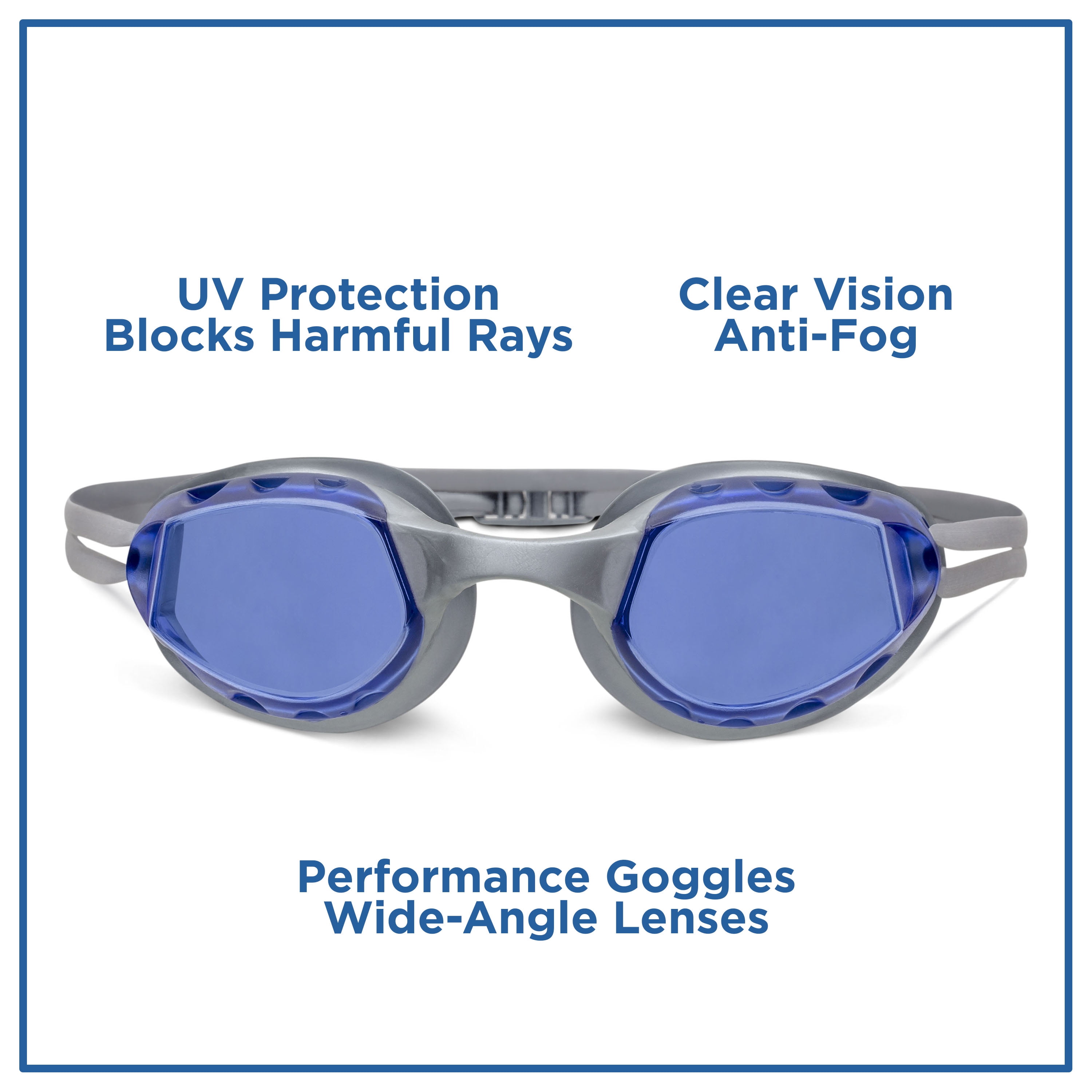 Intex Water Sport Goggles UV Protection Anti Fog Lenses Swimming Gear Accessory 