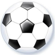 22 in. Soccer Ball Bubble Balloon