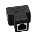 thumbnail image 3 of Vonky Internet Splitter Dual Port Ethernet Adapter ethernet cable port High Speed Internet Plastic Port Distributor for Home Office, 3 of 9