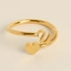 thumbnail image 2 of Xihbxyly Anillos de Inicial de Oro, Anillo Apilable con Letra Abierta, Joyería Ajustable con Alfabeto, Regalos Personalizados Únicos, Accesorio de Moda para Mujer, Perfecto para Mamá o Novia., 2 of 3