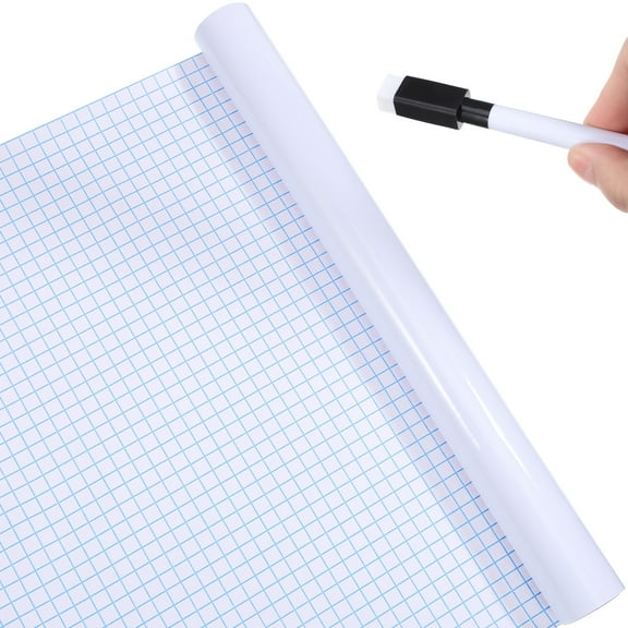 MLINS  2 Rolls Wall White Board Dry Erase Hanging Chalkboards Whiteboard Pen Holder