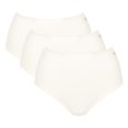 thumbnail image 1 of Sloggi Calzoncillos de cintura alta para mujer, pack de 3 - GO Daily Cotton Highwaist 3P, pantalones, algodón elástico Blanco XL (X-Large), 1 of 3