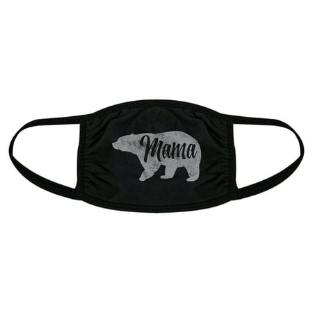 Mama Bear Face Mask Cute Family Mother's Day Novelty Graphic Nose And Mouth Covering