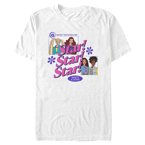 Mens Barbie She Is a Star T Shirt