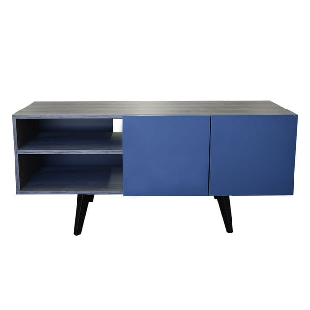 Mueble para TV de 50' Hogare Centro de Entretenimiento Gris Azul