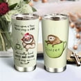 thumbnail image 2 of 20oz Sloth Gifts for Women, Sloth Gifts for Girls, Cute Inspirational Gifts for Her, Daughter, Sister, Friends, Coffee Thermos for Women Sloth Tumbler Cup, Insulated Travel Coffee Mug with Lid, 2 of 6