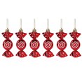 thumbnail image 1 of Moyic Decoraciones para árboles de Navidad, adornos colgantes de Navidad, conjunto de Año Nuevo, ligero y duradero Kits de decoración para fiestas rojo, 1 of 6
