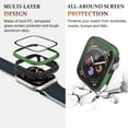 thumbnail image 4 of Dwitch Hard PC Case with Tempered Glass Screen Protector Compatible with Apple Watch Series 10 (2024) 42mm, Ultra-Thin Anti-Scratch Screen Protection Cover Fits for iWatch Series 10 42mm,Green, 4 of 8