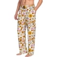 thumbnail image 6 of Sikiie Boho Flowers Pajama Pants Men, PJ Bottoms, Sleep & Lounge Pants-XX-Large, 6 of 6