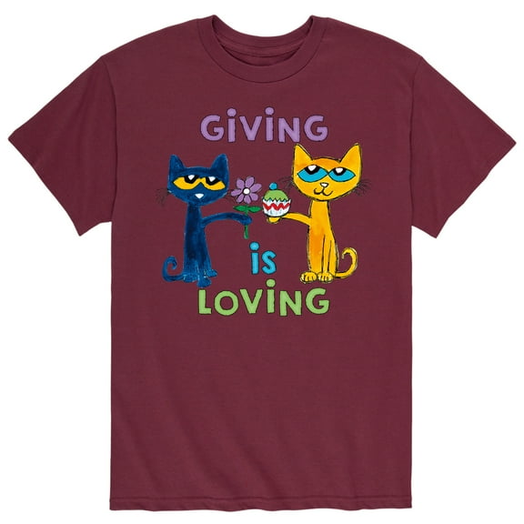 Pete The Cat - Giving Is Loving - Men's Short Sleeve Graphic T-Shirt