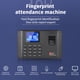 thumbnail image 4 of Máquina de asistencia Máquina biométrica inteligente de asistencia de contraseña de huellas dactilares Reloj de tiempo Registrador de registro de empleados Pantalla LCD de 2,4 pulgadas Aviso de voz 11, 4 of 8