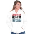 thumbnail image 4 of US Army Country Honor Integrity Unisex Plus Size Zip Hoodie Brisco Brands 2X, 4 of 5