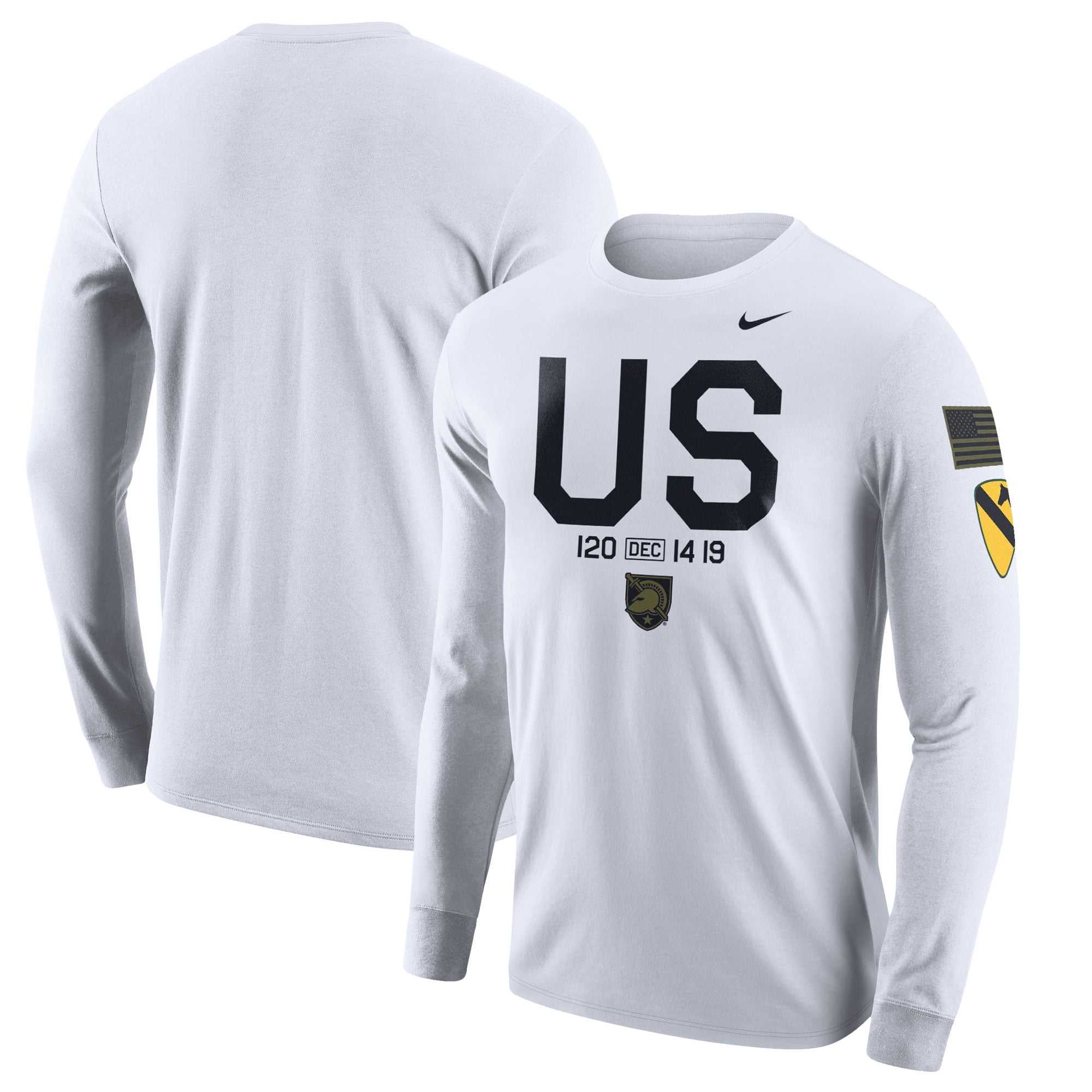 Men's Nike White Army Black Knights 1st 