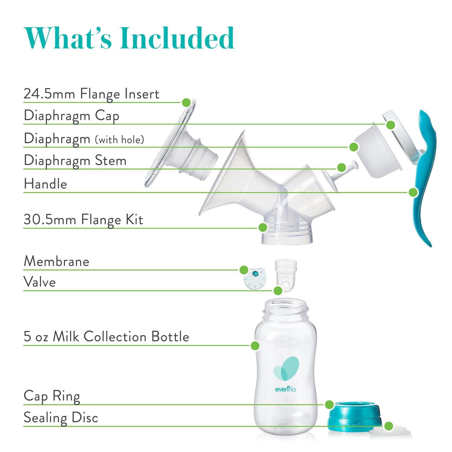 Evenflo Feeding Advanced Manual Breast Pump, Occasional-use pump